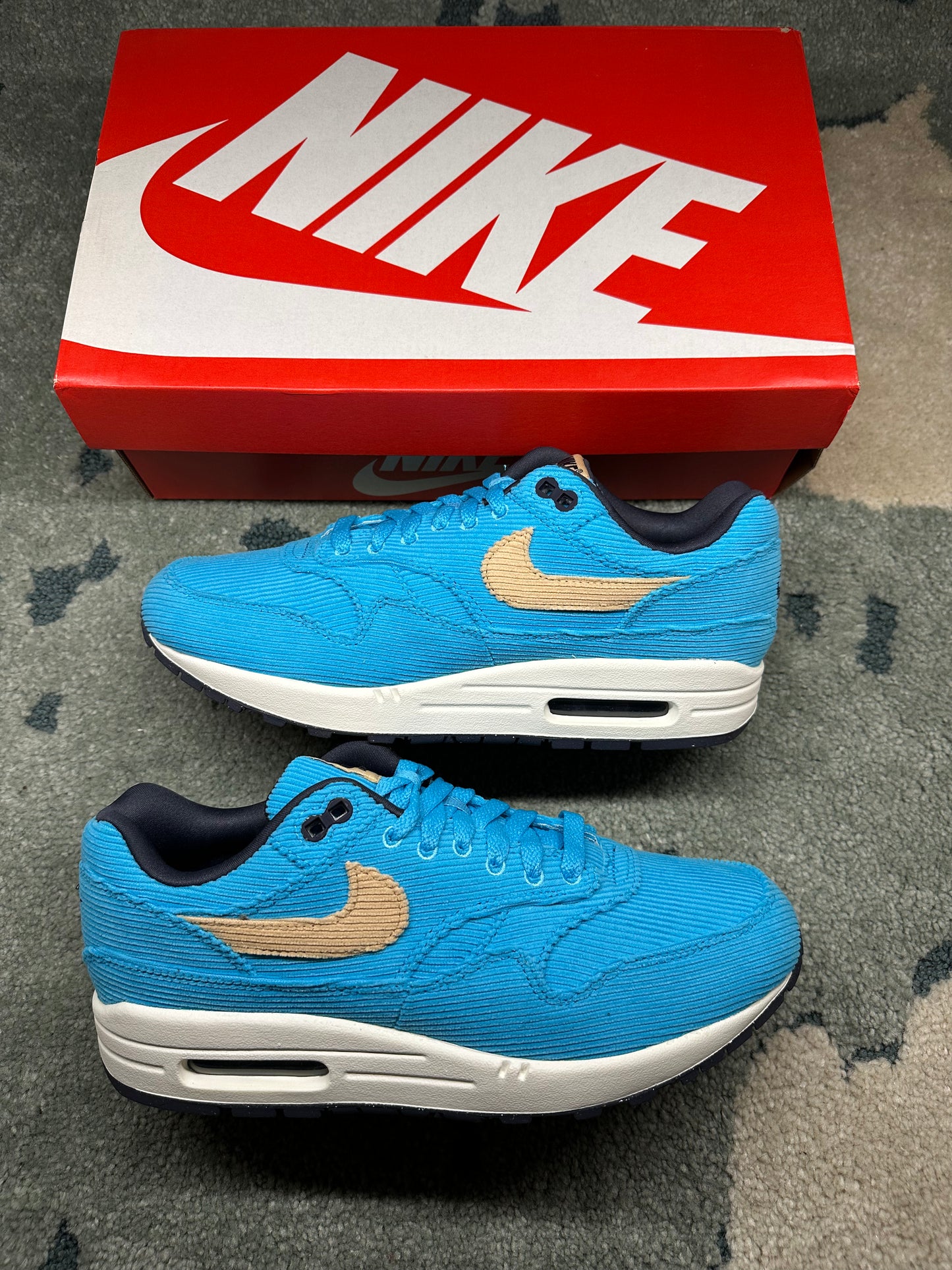 Nike Air Max 1 Corduroy Blatic Blue (Taille 41)