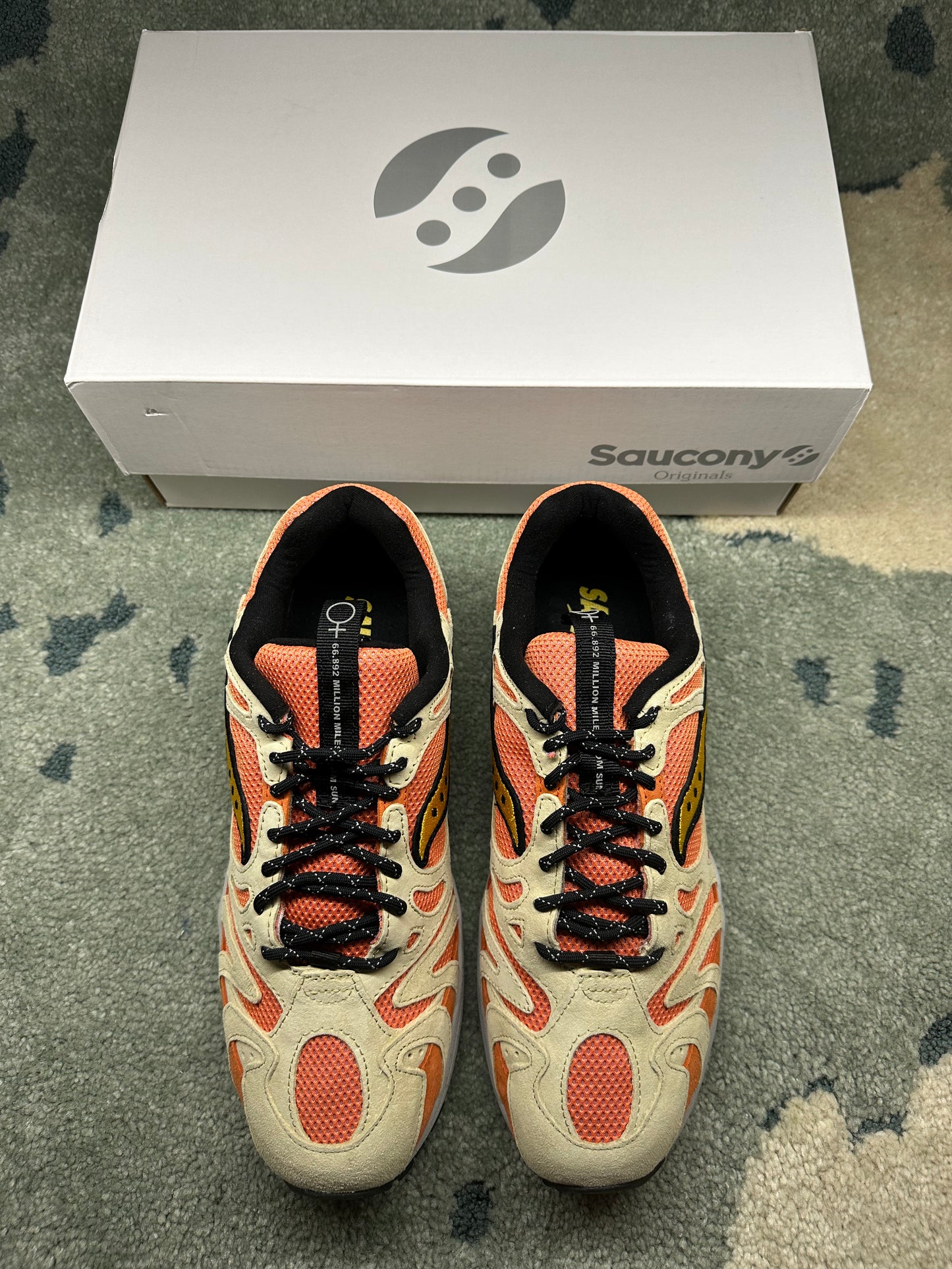 Saucony Grid Azura 2OOO Venus Orange (Taille 43)